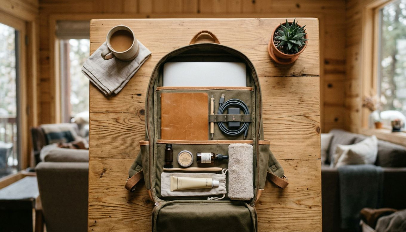 Partir léger : l’art d’optimiser son sac à dos pour un voyage pro réussi